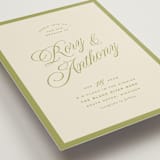 "rory" - Wedding Invitations in Olive by Ellen Schlegelmilch - Detail