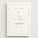 "cramique" - Wedding Invitations in Ivy by chocomocacino - Front