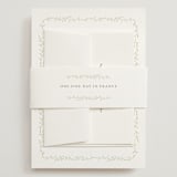 "cramique" - Wedding Invitations in Ivy by chocomocacino - Assembled with Belly Band