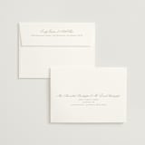 "Calia" - Wedding Invitations in Paris Rain by Jennifer Postorino - FREE Recipient Addressing