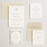 "Calia" - Wedding Invitations in Paris Rain by Jennifer Postorino - Invitation Suite