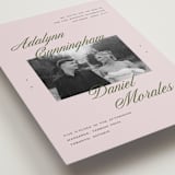 "Swoon" - Wedding Invitations in Petunia by Sam Dubeau - Detail