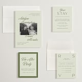 "Swoon" - Wedding Invitations in Lemongrass by Sam Dubeau - Invitation Suite