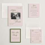 "Swoon" - Wedding Invitations in Petunia by Sam Dubeau - Invitation Suite