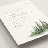 "Somerset" - Wedding Invitations in Evergreen by Melanie Kosuge - Detail