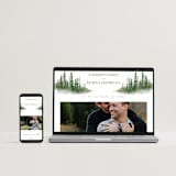 "Somerset" - Wedding Invitations in Evergreen by Melanie Kosuge - FREE Wedding Website