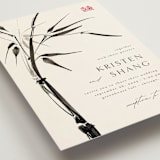 "Bambusa" - Wedding Invitations in Almond by Anastasia Makarova - Detail