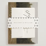 "Cielo" - Wedding Invitations in Ecru by Anna Elder - Assembled with Belly Band