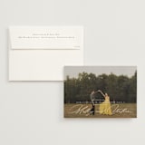 "Cielo" - Wedding Invitations in Ecru by Anna Elder - Invitation with Envelope