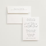 "Poem" - Wedding Invitations in Snow by Maja Cunningham - Invitation with Envelope