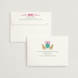 "Whimsical Hand Illustrated Crest" - Wedding Invitations in Peony by Jackie Crawford - FREE Recipient Addressing