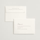 "Whimsy" - Wedding Invitations in Latte by Cara Scott - FREE Recipient Addressing