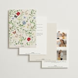 "Wild meadow" - Wedding Invitations in Elder Flower by Sarah Knight - Back of Card Options