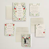 "Wild meadow" - Wedding Invitations in Elder Flower by Sarah Knight - Invitation Suite