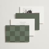 "Highlights" - Wedding Invitations in Forest by Jackie Crawford - Back of Card Options