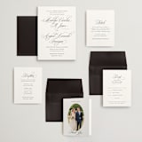 "When I Fall In Love" - Wedding Invitations in Snow Bright by Design Lotus - Invitation Suite