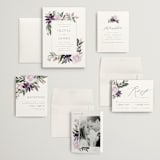 "Garden Stroll" - Wedding Invitations in Lilac by Creo Study - Invitation Suite