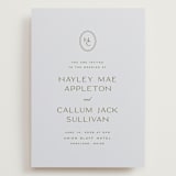 "callum" - Wedding Invitations in Lavender by Ellen Schlegelmilch - Front