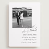 "Written with love" - Wedding Invitations in Noir Slate by Ana de Sousa - Front
