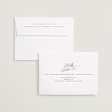 "Written with love" - Wedding Invitations in Noir Slate by Ana de Sousa - FREE Recipient Addressing