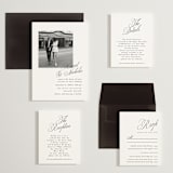 "Written with love" - Wedding Invitations in Noir Slate by Ana de Sousa - Invitation Suite