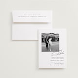 "Written with love" - Wedding Invitations in Noir Slate by Ana de Sousa - Invitation with Envelope