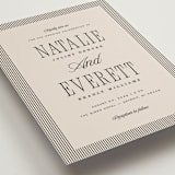 "Linea" - Wedding Invitations in Noir by Pixel and Hank - Detail