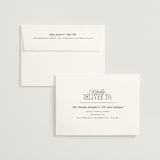 "Linea" - Wedding Invitations in Noir by Pixel and Hank - FREE Recipient Addressing