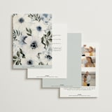 "Nantucket Romance" - Wedding Invitations in Marine by Chris Griffith - Back of Card Options