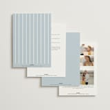 "Dotted Classic" - Wedding Invitations in Hydrangea by Carolyn MacLaren - Back of Card Options