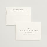 "Dotted Classic" - Wedding Invitations in Hydrangea by Carolyn MacLaren - FREE Recipient Addressing