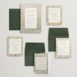 "English Garden" - Wedding Invitations in Daffodil by Lindsay Megahed - Invitation Suite