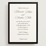 "Black Tie" - Wedding Invitations in Ink by That Girl Press - Front