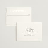 "Black Tie" - Wedding Invitations in Ink by That Girl Press - FREE Recipient Addressing