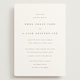 "A Thousand Years" - Wedding Invitations in Classic White by Design Lotus - Front