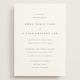 "A Thousand Years" - Wedding Invitations in Classic White by Design Lotus - Front