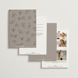 "Wine Label" - Wedding Invitations in Stone by Owl and Toad - Back of Card Options