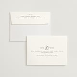 "Wine Label" - Wedding Invitations in Stone by Owl and Toad - FREE Recipient Addressing