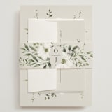 "Verde" - Wedding Invitations in Meadow by Petra Kern - Assembled with Belly Band