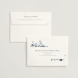 "Love Story" - Wedding Invitations in Indigo by Leah Bisch - FREE Recipient Addressing