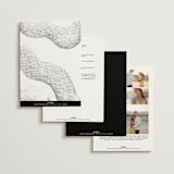 "Forever" - Wedding Invitations in Ink by Blustery August - Back of Card Options