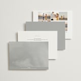 "Boutique" - Wedding Invitations in Noir by Eric Clegg - Back of Card Options