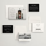 "Boutique" - Wedding Invitations in Noir by Eric Clegg - Invitation Suite
