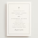 "Crawford" - Wedding Invitations in Ivory by Amy Kross - Front