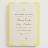"Campania" - Wedding Invitations in Limone by Megan Davis - Front