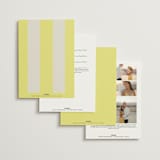 "Campania" - Wedding Invitations in Limone by Megan Davis - Back of Card Options