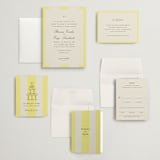 "Campania" - Wedding Invitations in Limone by Megan Davis - Invitation Suite