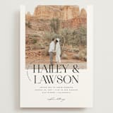 "Photographie" - Wedding Invitations in Noir by Christie Garcia - Front