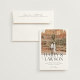 "Photographie" - Wedding Invitations in Noir by Christie Garcia - Invitation with Envelope