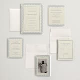 "Florence" - Wedding Invitations in Sky by Kelly Watkins - Invitation Suite